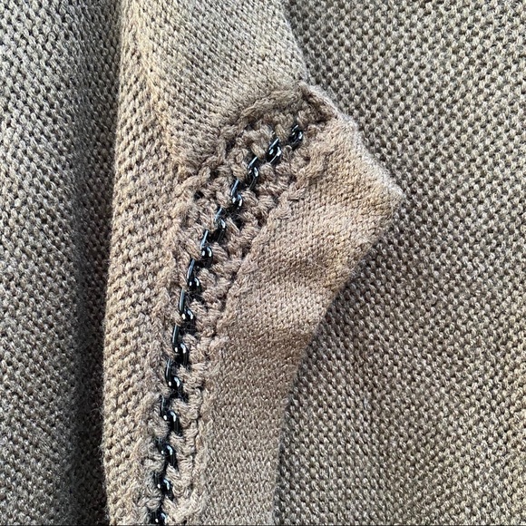 Phase 3 Brown Open Cardigan One Size - Picture 3 of 5